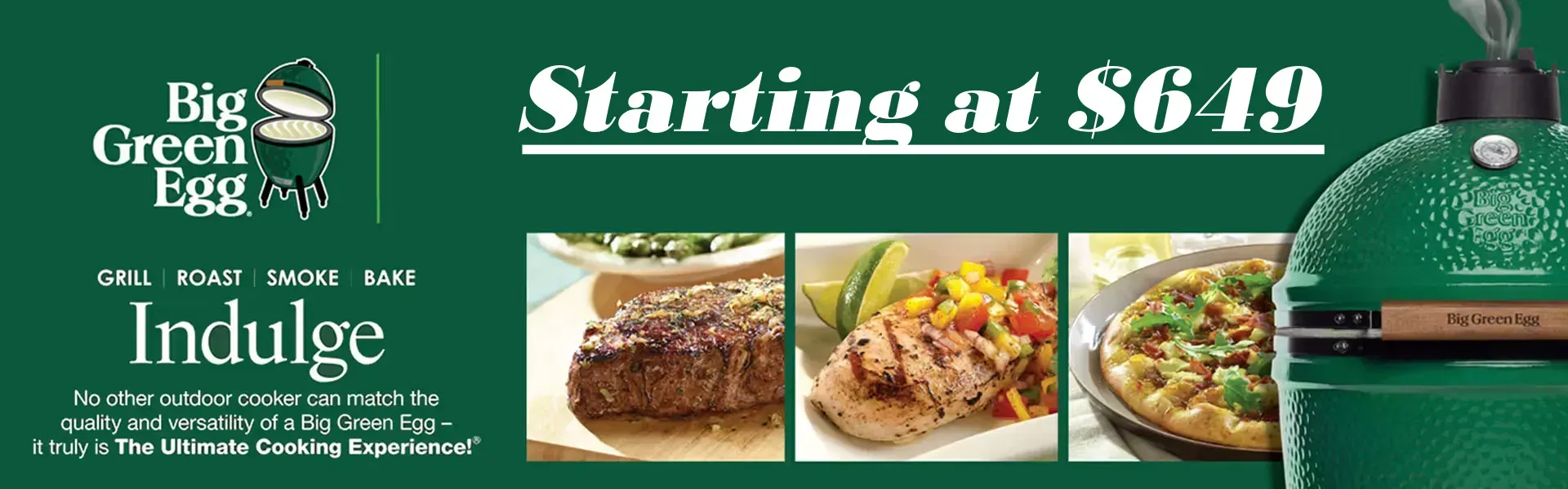 Big Green Egg products at Greer's Home Furnishings